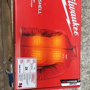 Red Heated Jacket by Red